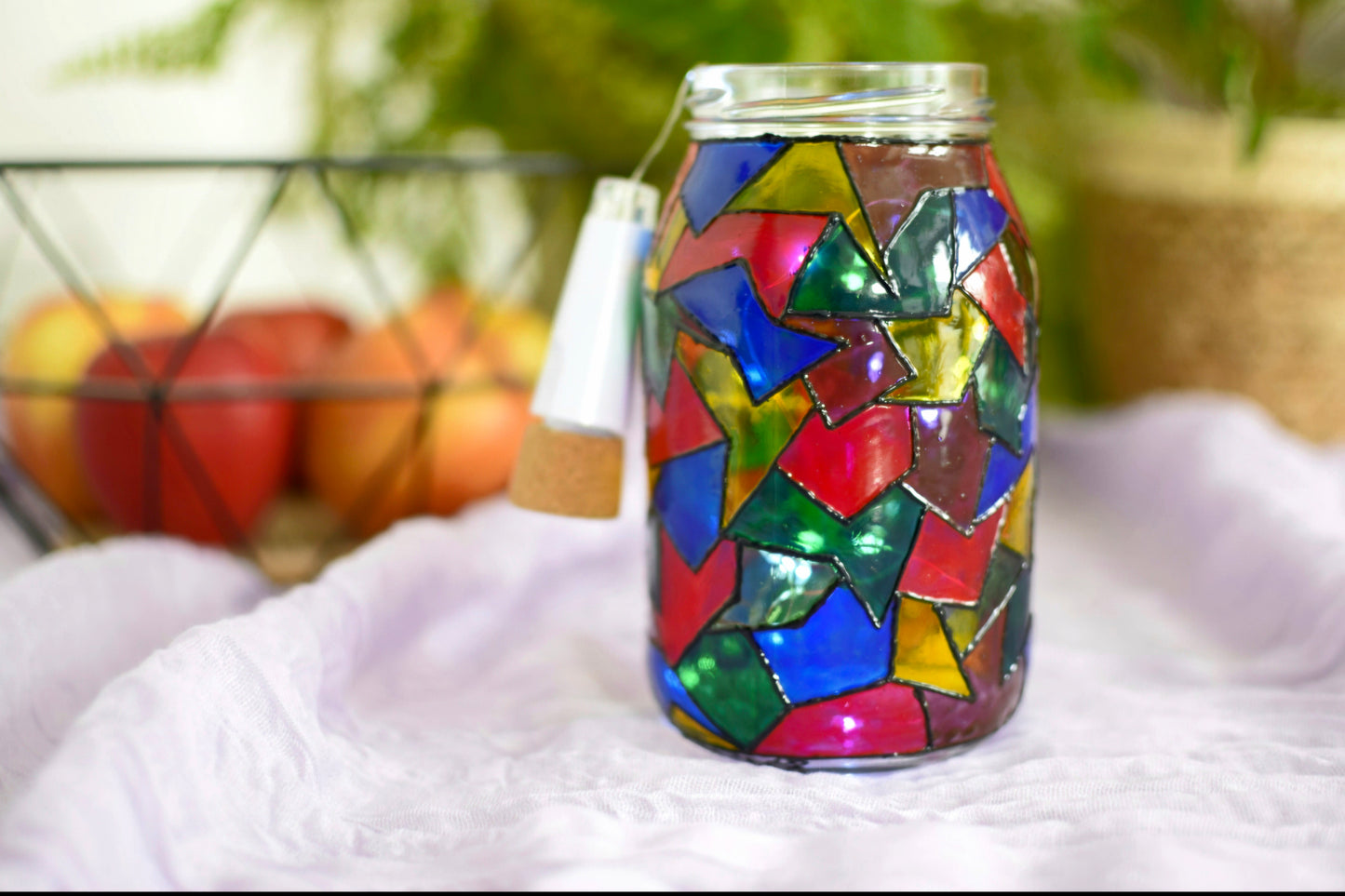 "I'm Shattered" Repurposed Jar