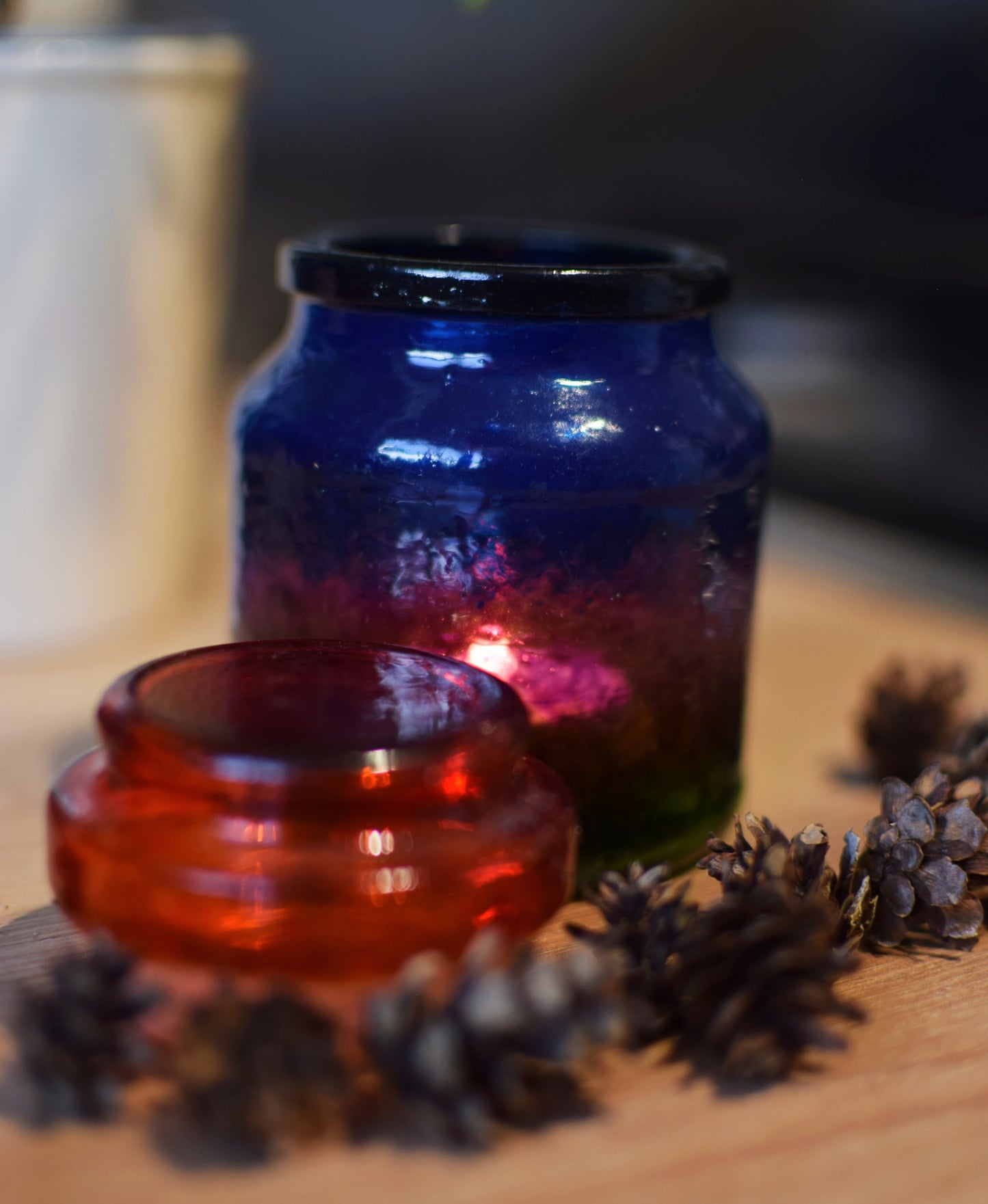 "Blended Ascension" Upcycled Coffee Jar