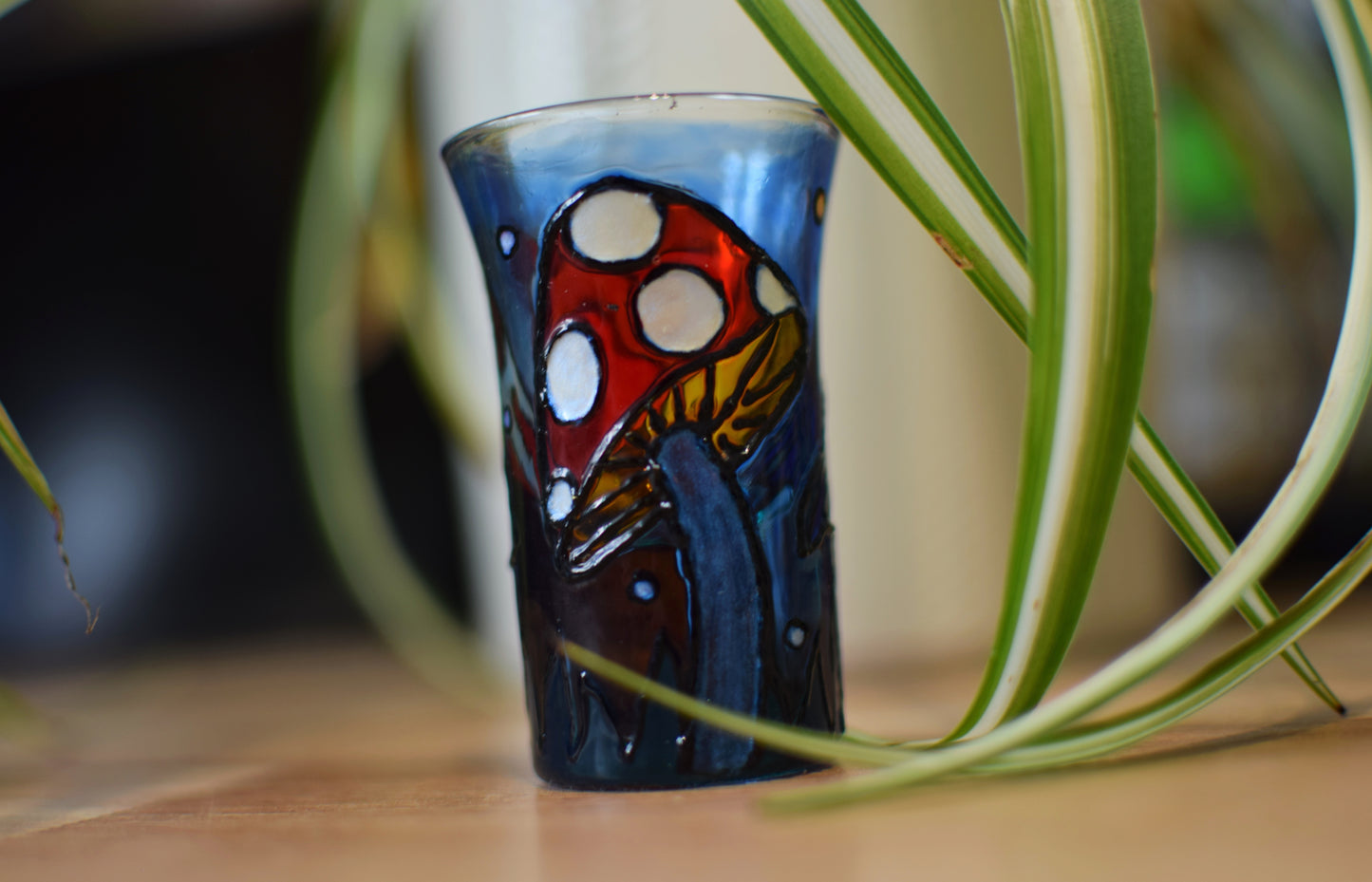 "So Shiny!" Mushroom Shot Glasses (Pair)