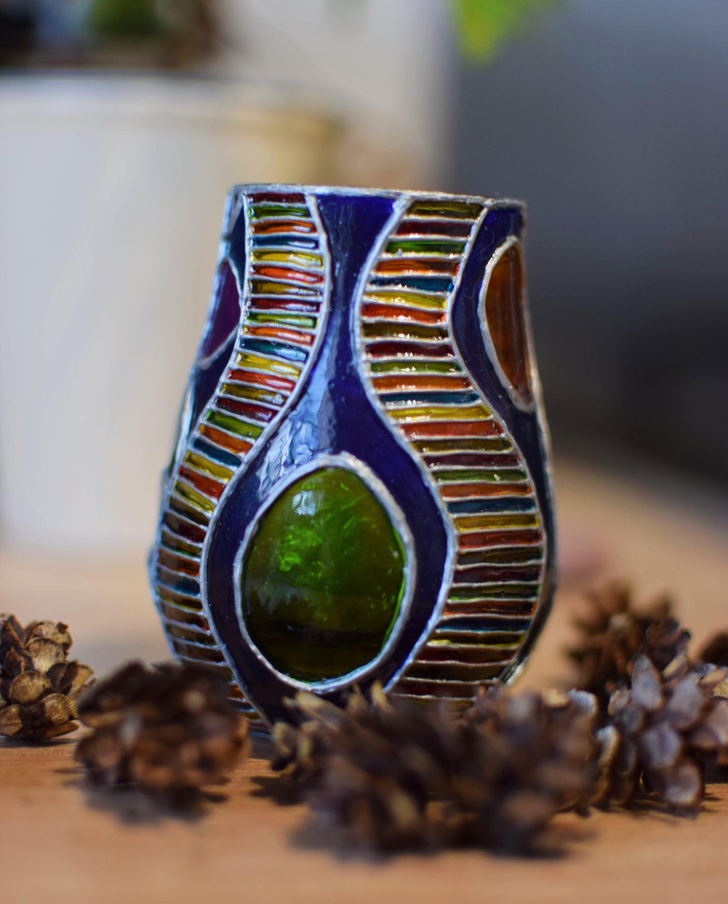 "Rainbow ladder" Mini Vase Upcycle