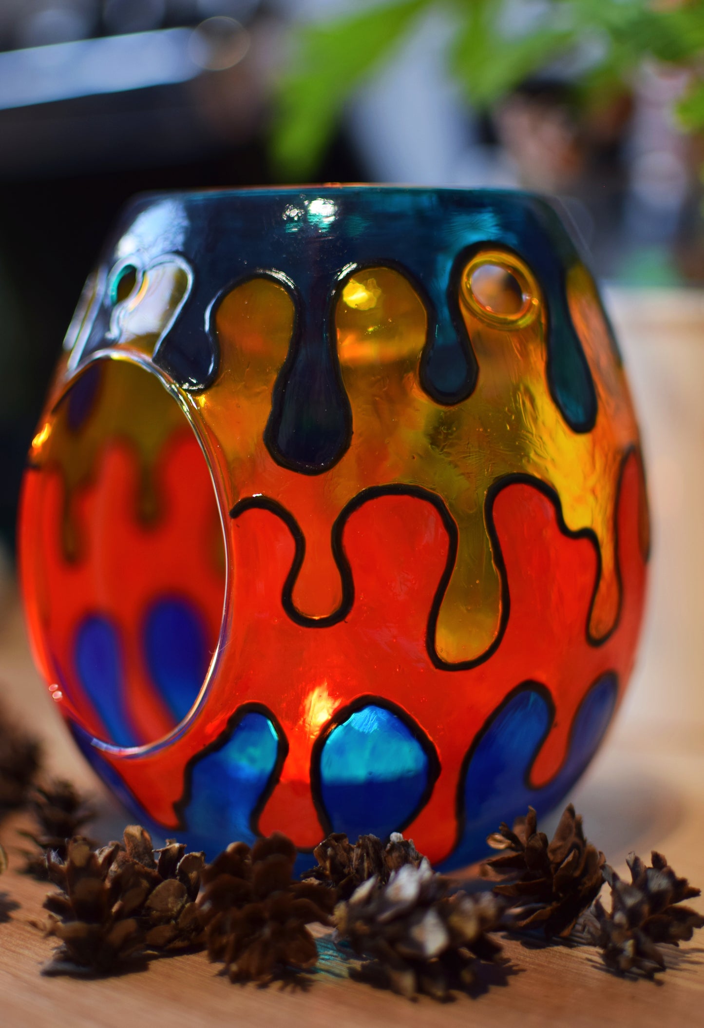 "Dripping in Colour" Wax Burner