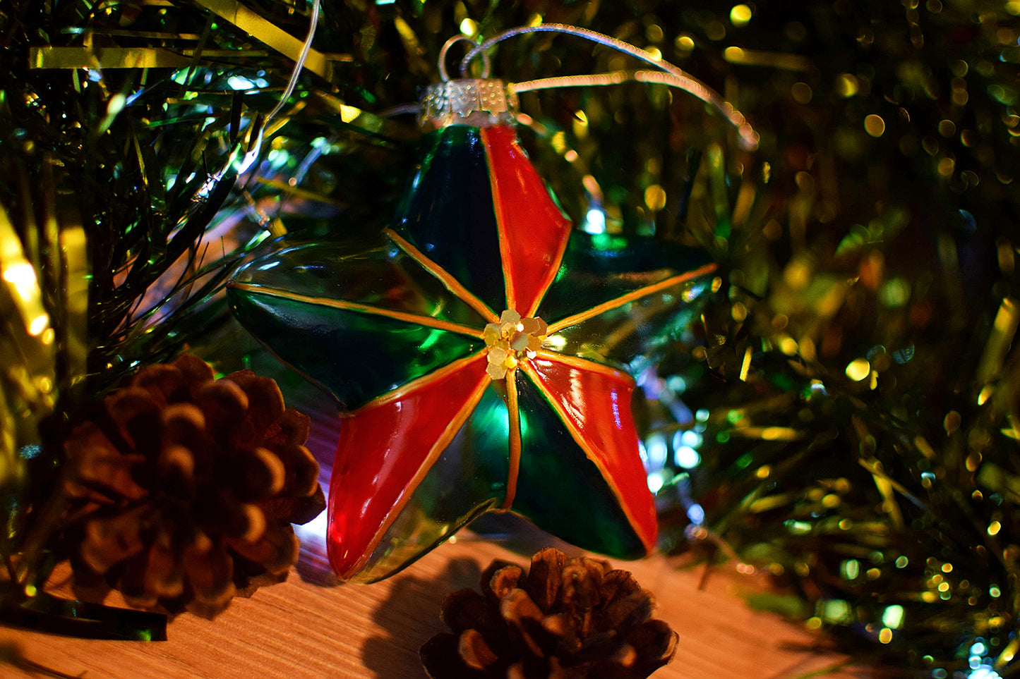 "Geometric Star" Bauble