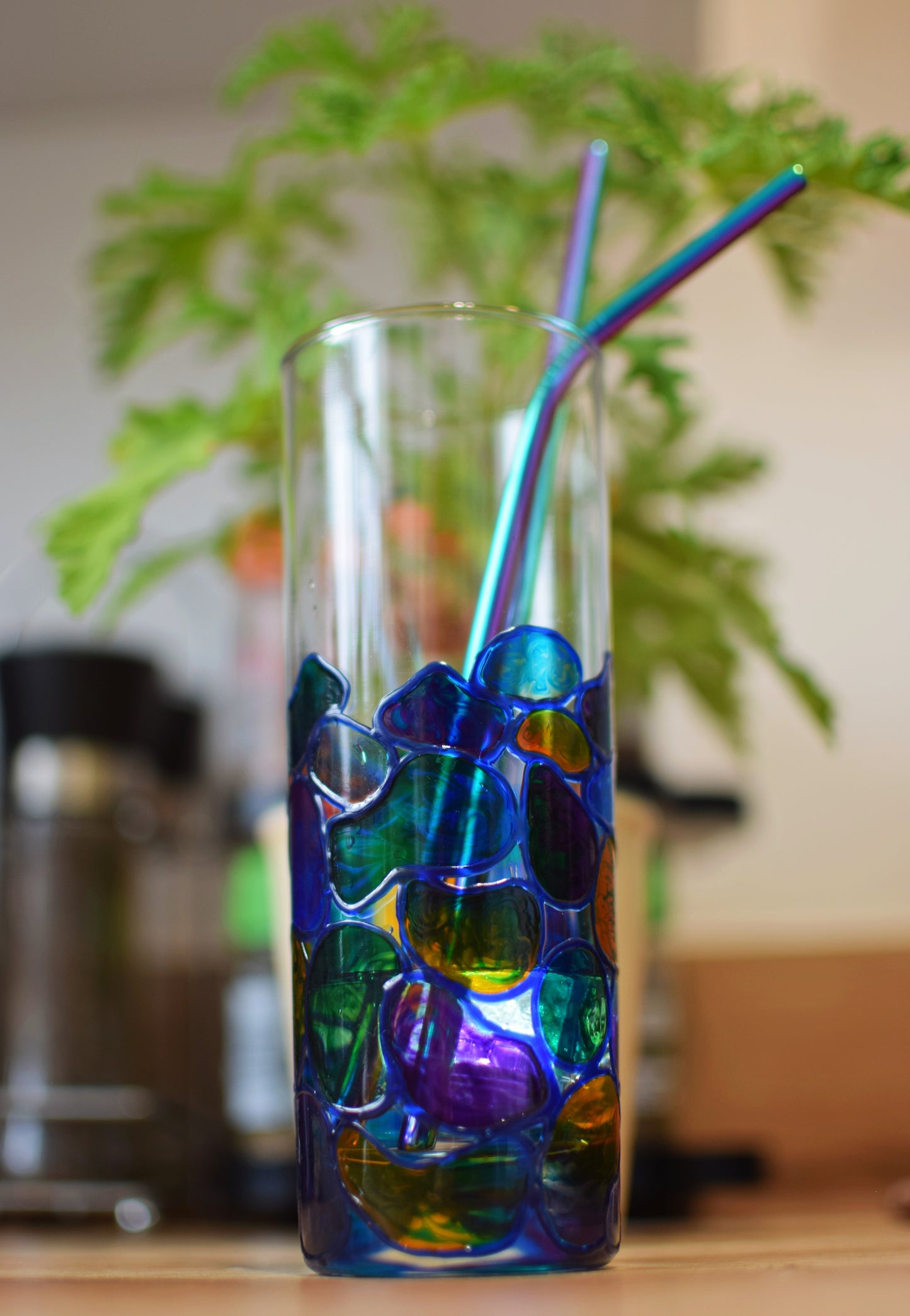 "Pebbles for days" Highball Glass