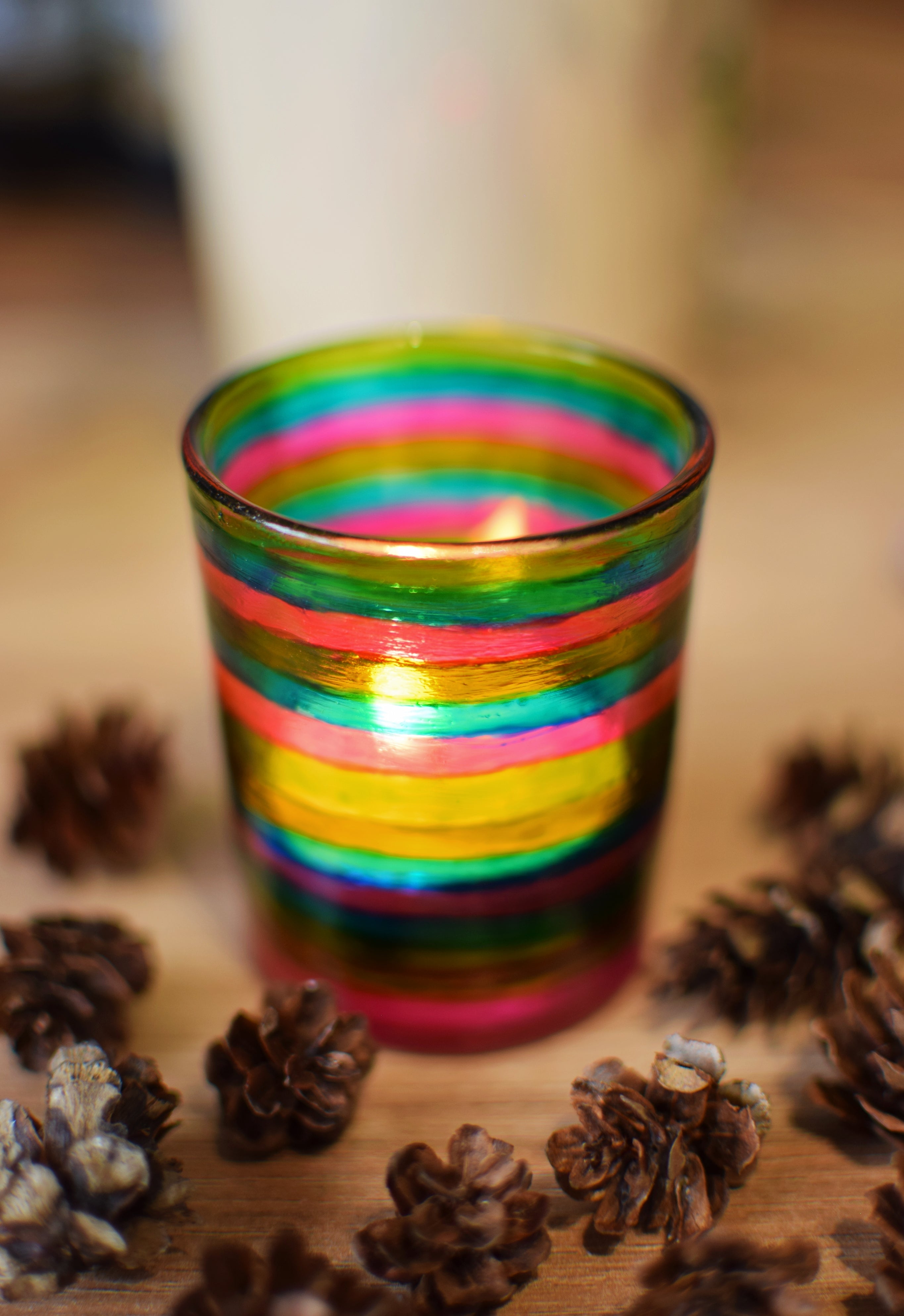 "Vibrance not Violence" Candle Holder