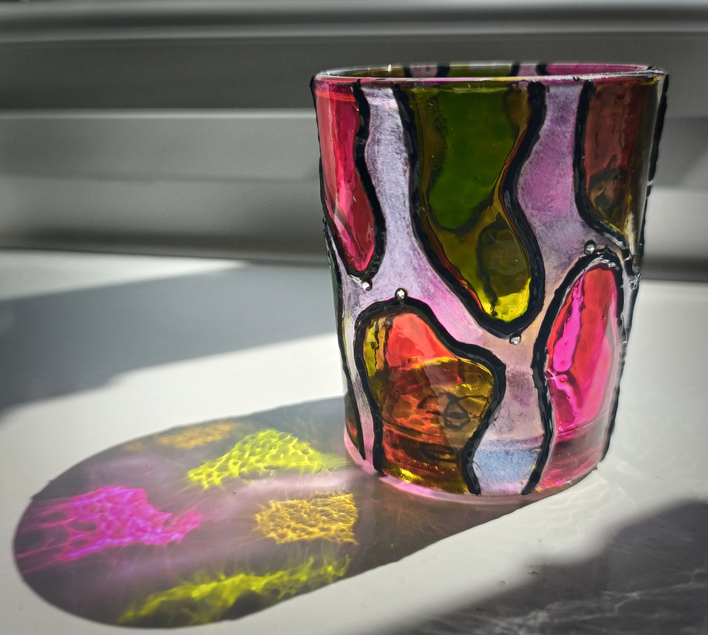 Multi-Coloured Candle Holders