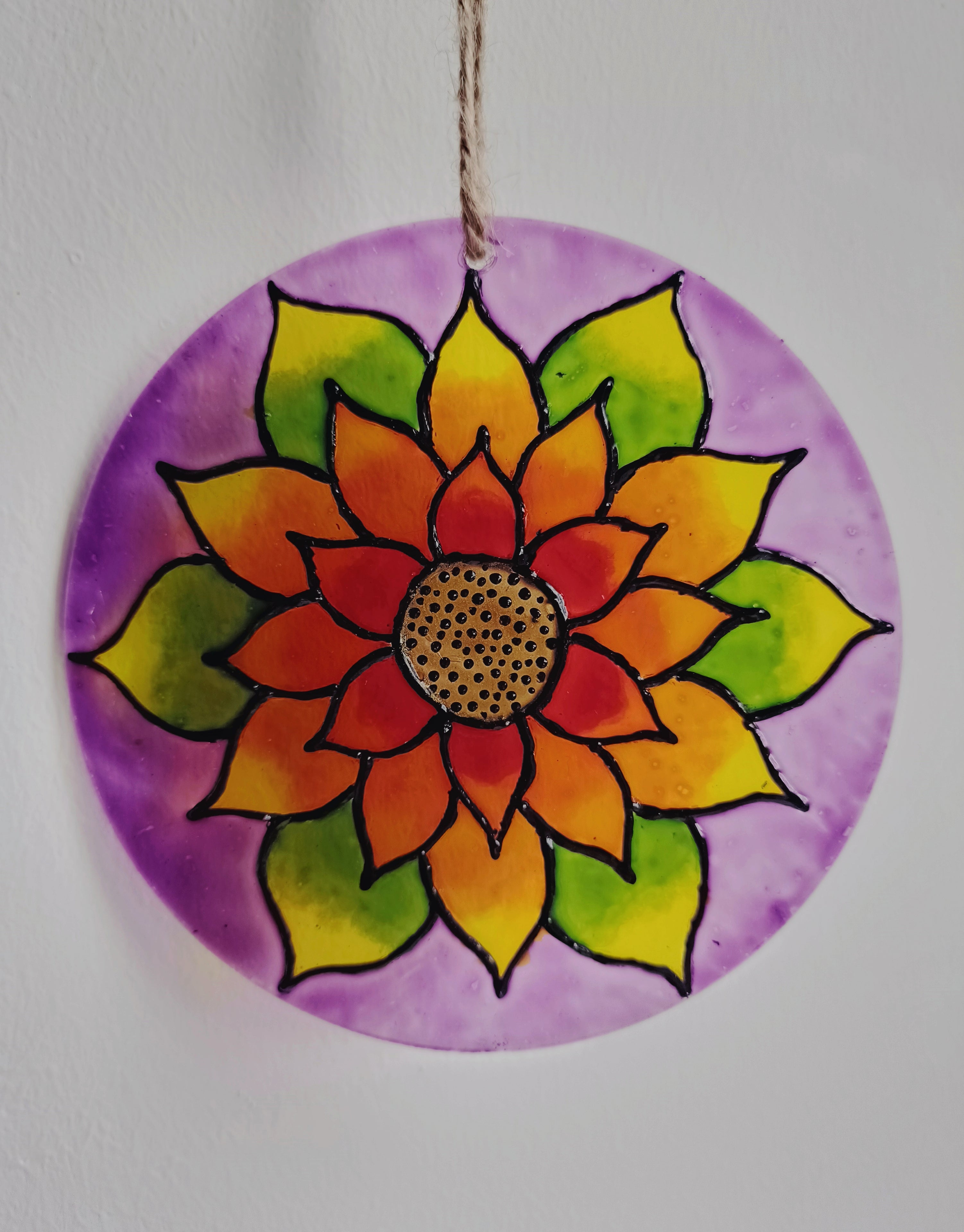 Hand Painted Acrylic Suncatchers