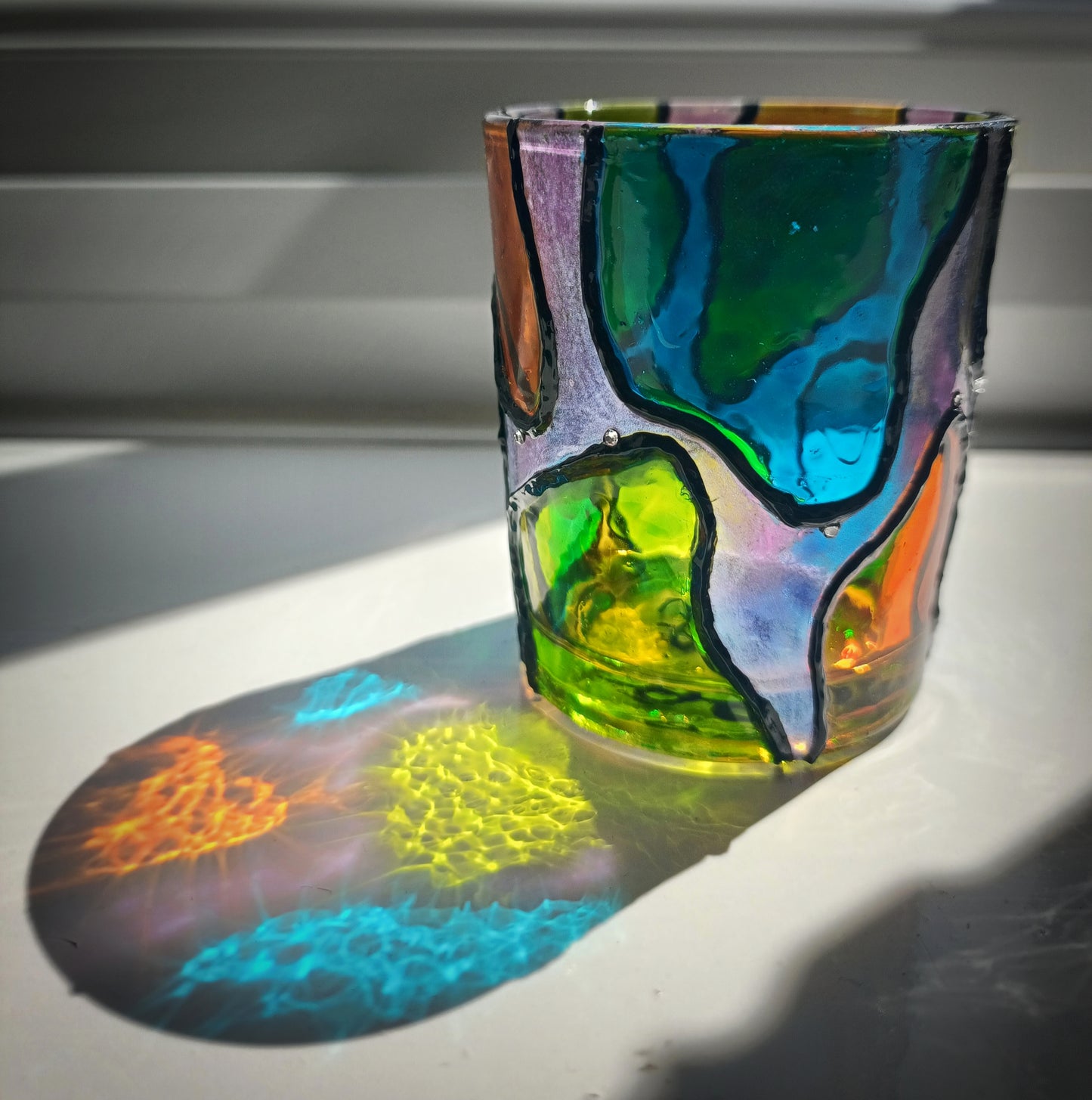 Multi-Coloured Candle Holders