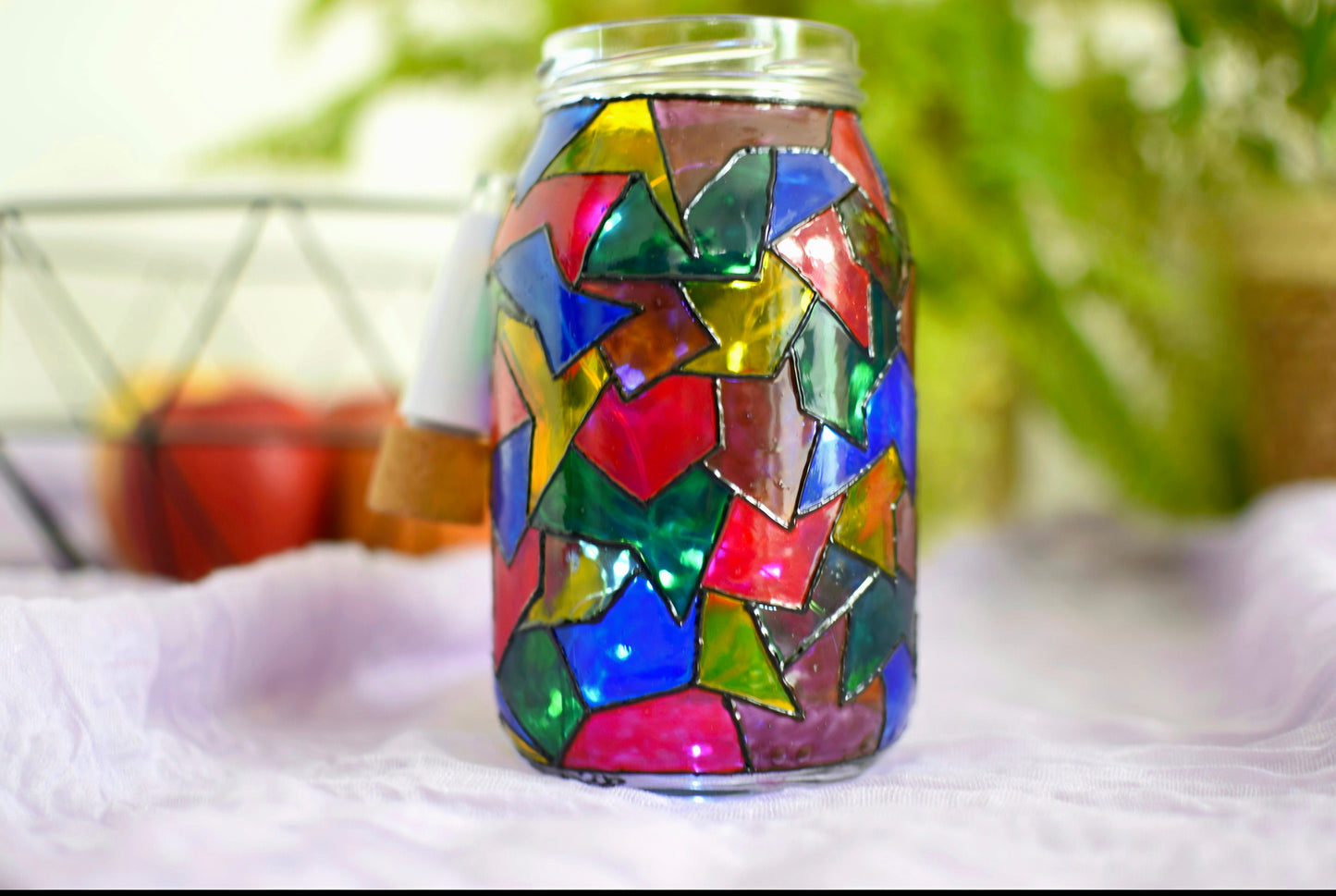 "I'm Shattered" Repurposed Jar