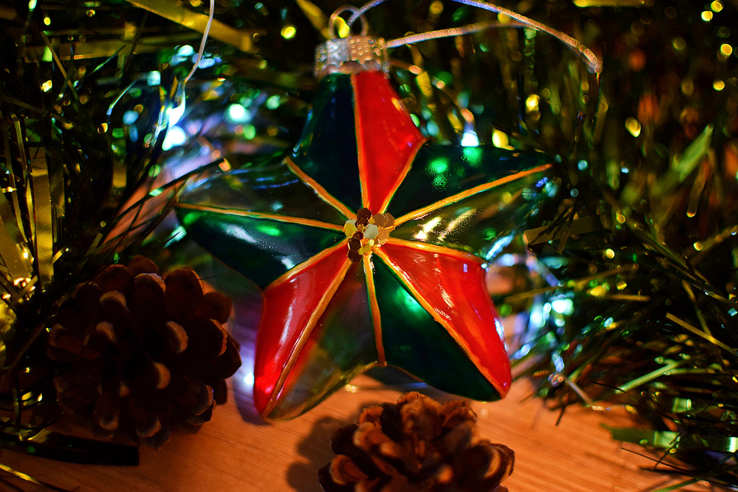 "Geometric Star" Bauble