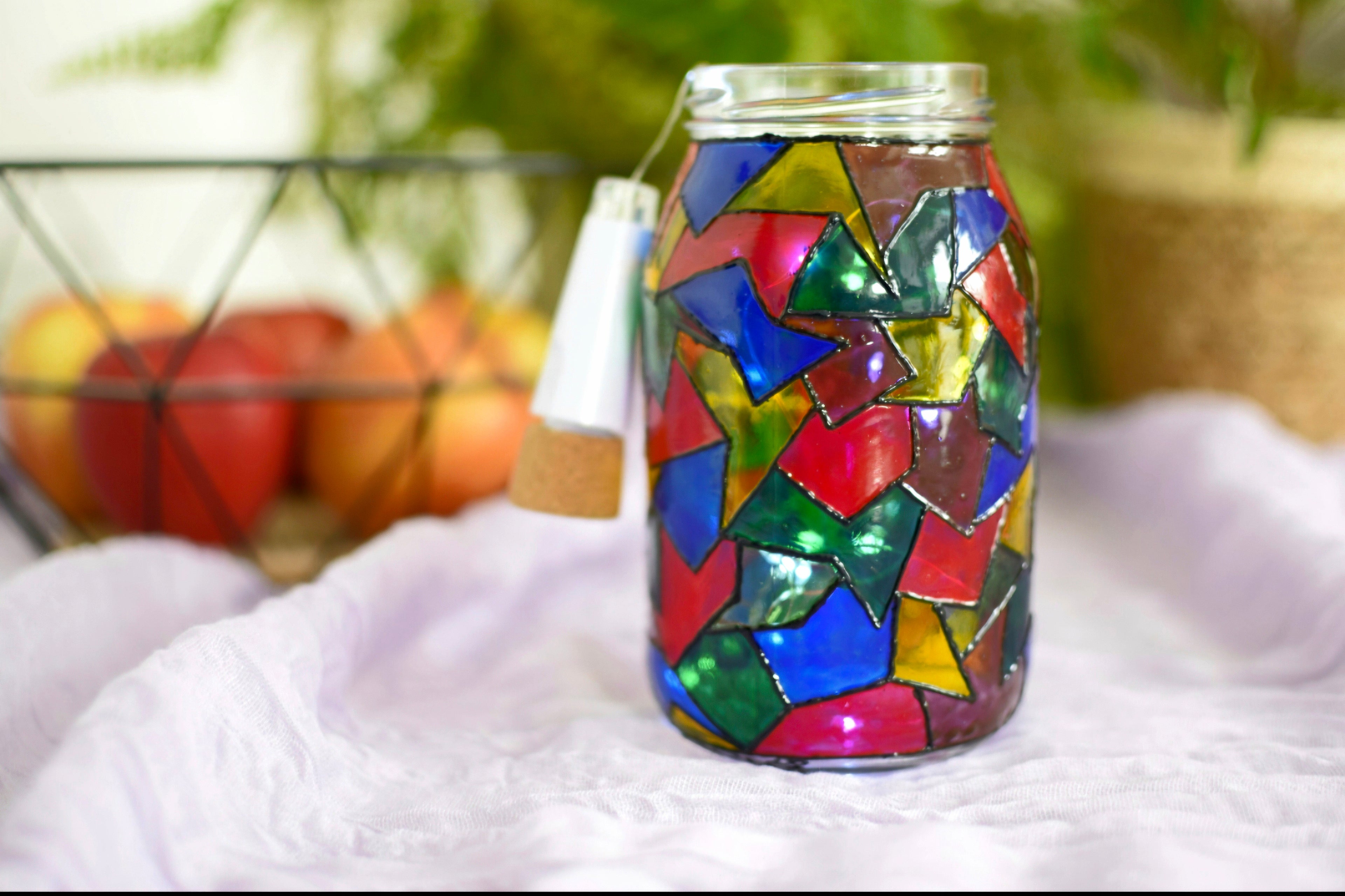 "I'm Shattered" Repurposed Jar