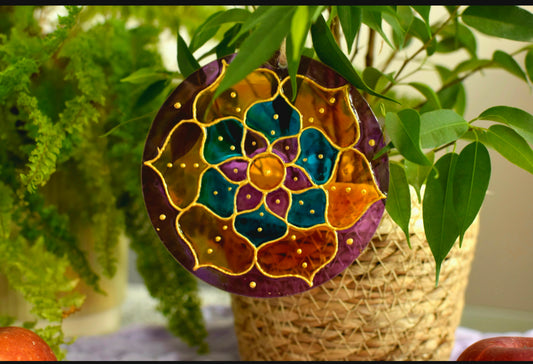 Hand Painted Acrylic Suncatchers