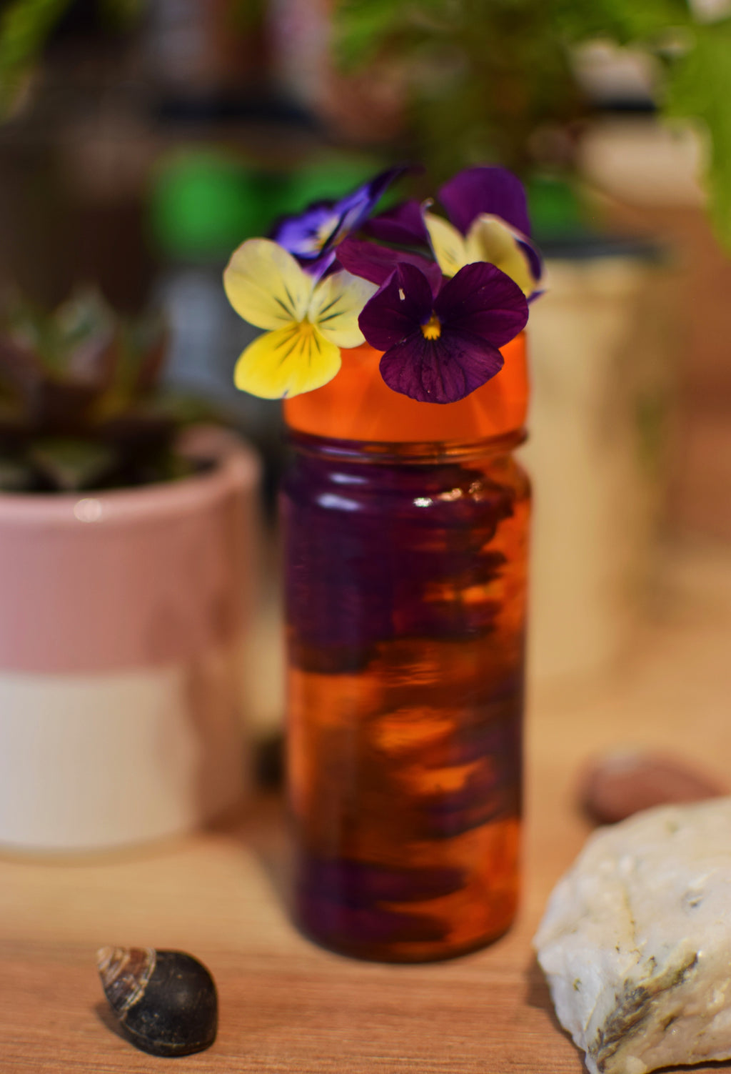 "Blended Twist of Spice" Repurposed Seasoning Jar