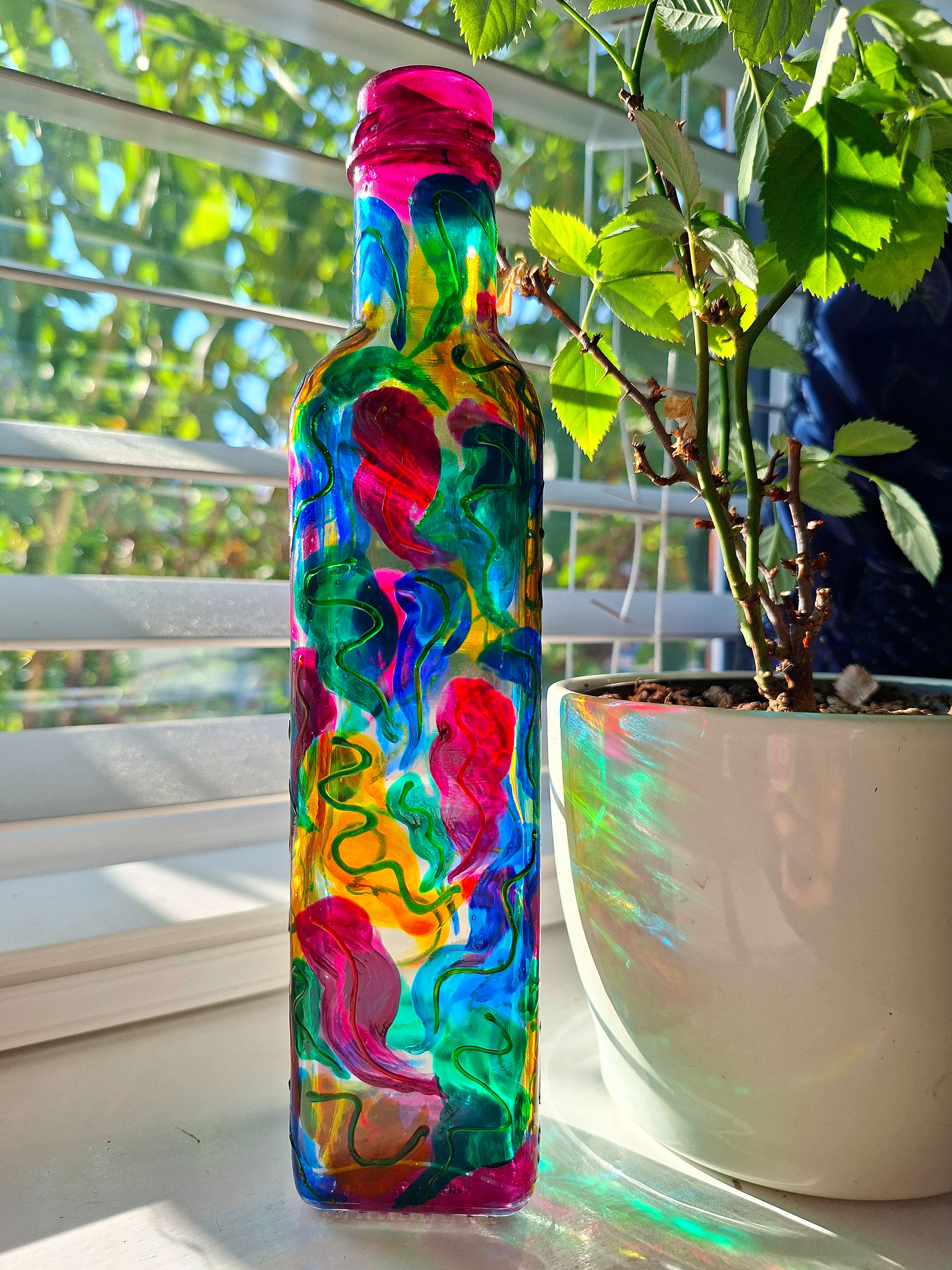 "Swiggle McSwizzle" Repurposed Bottle