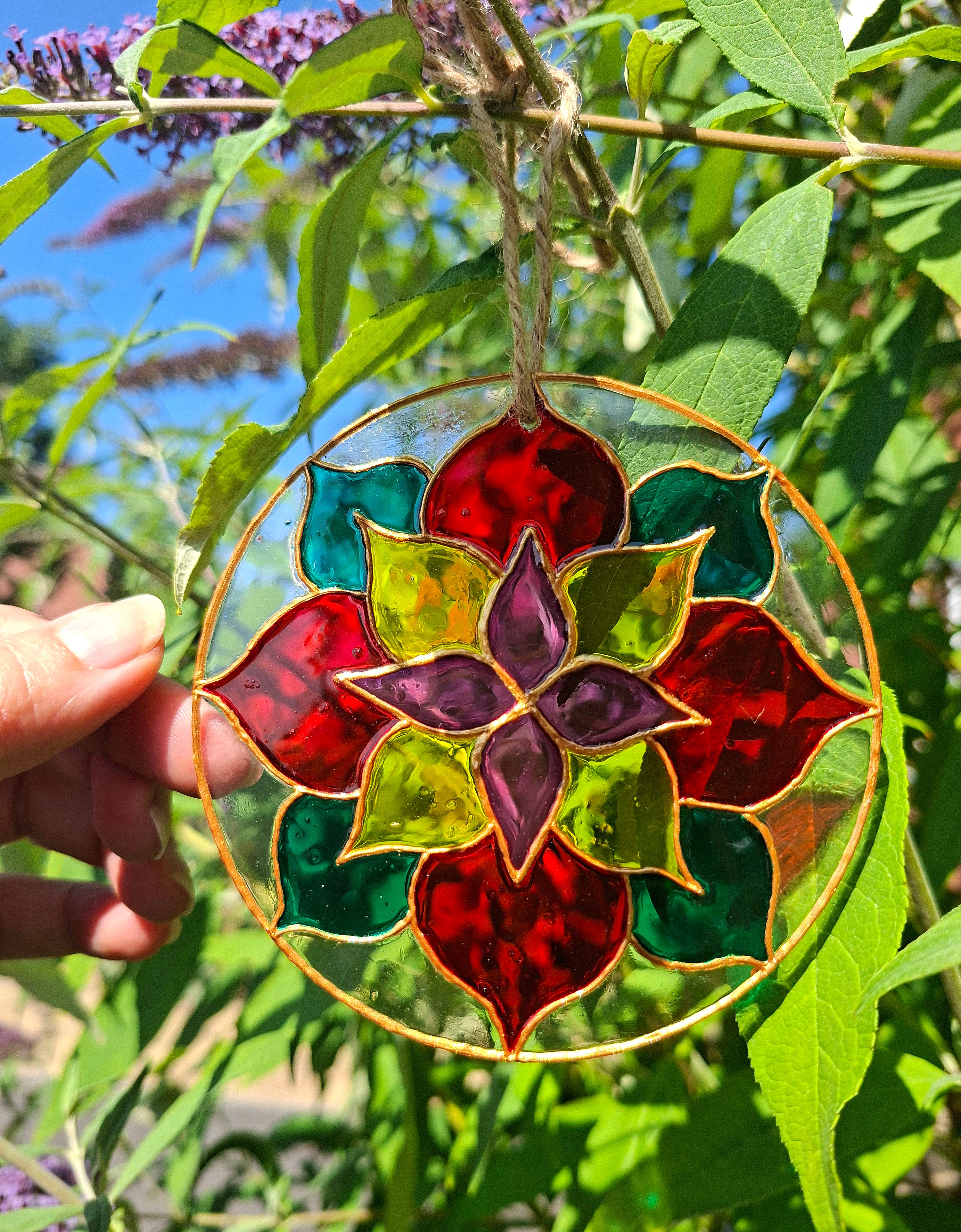 Hand Painted Acrylic Suncatchers