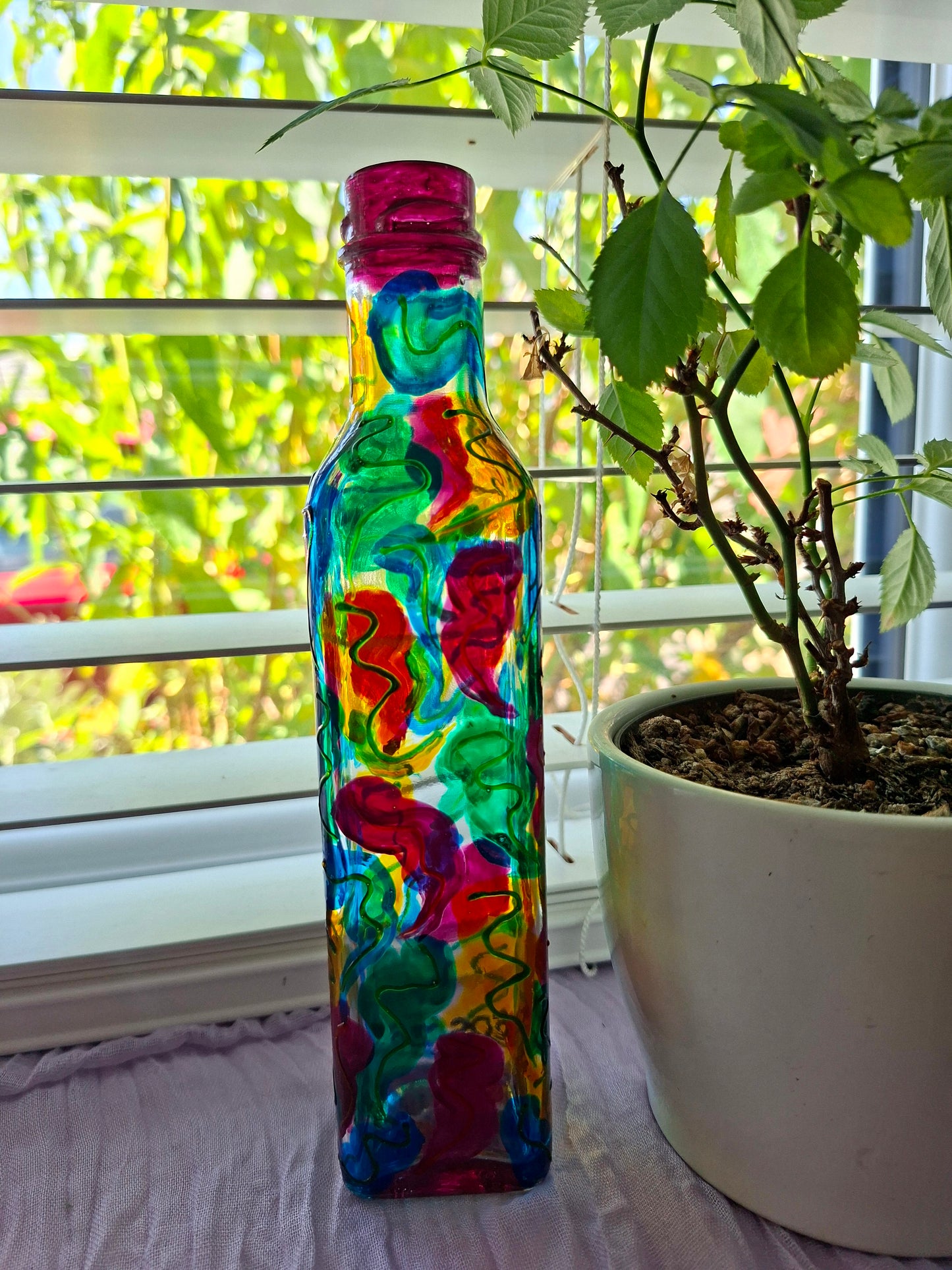 "Swiggle McSwizzle" Repurposed Bottle