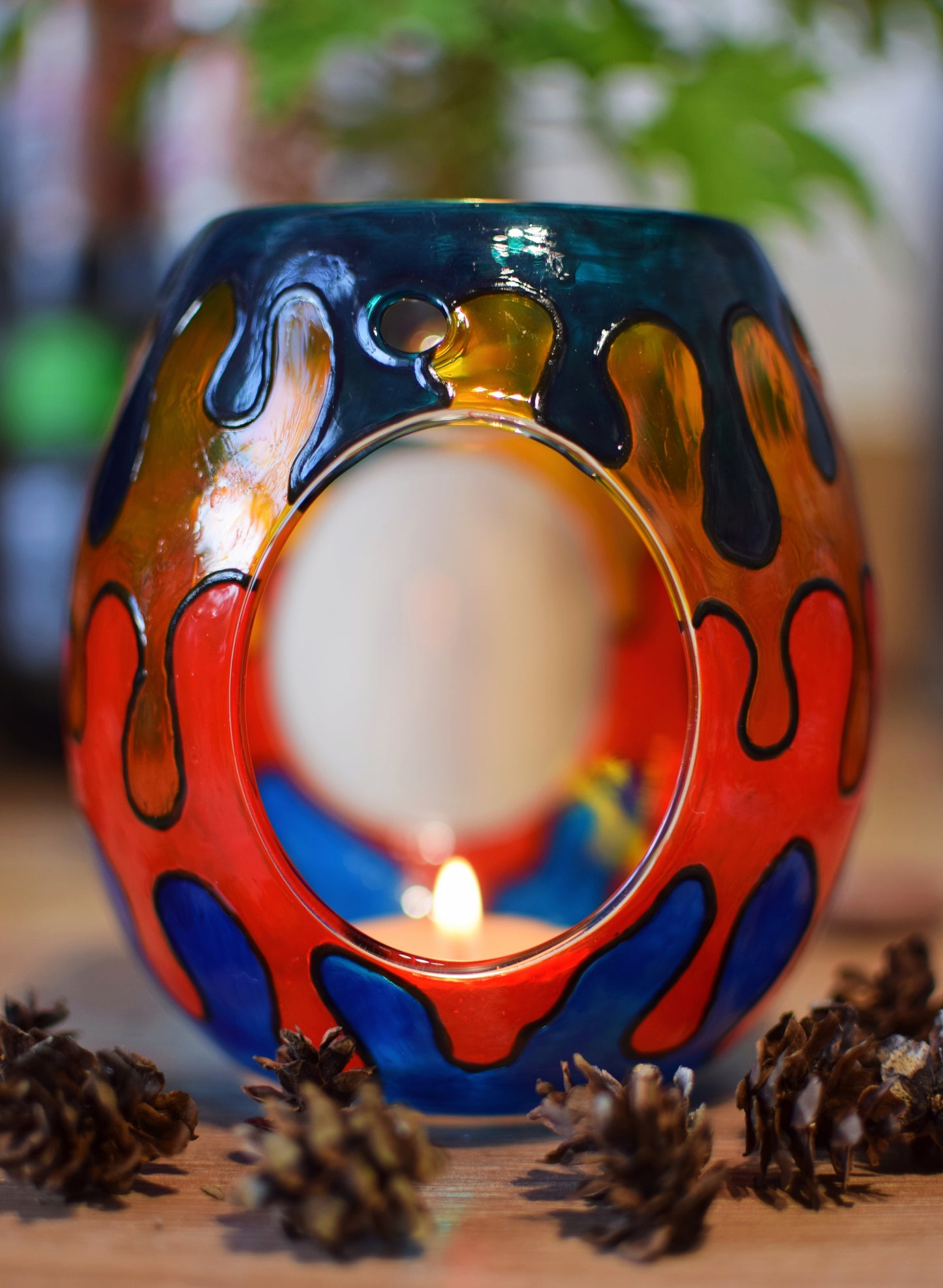 "Dripping in Colour" Wax Burner
