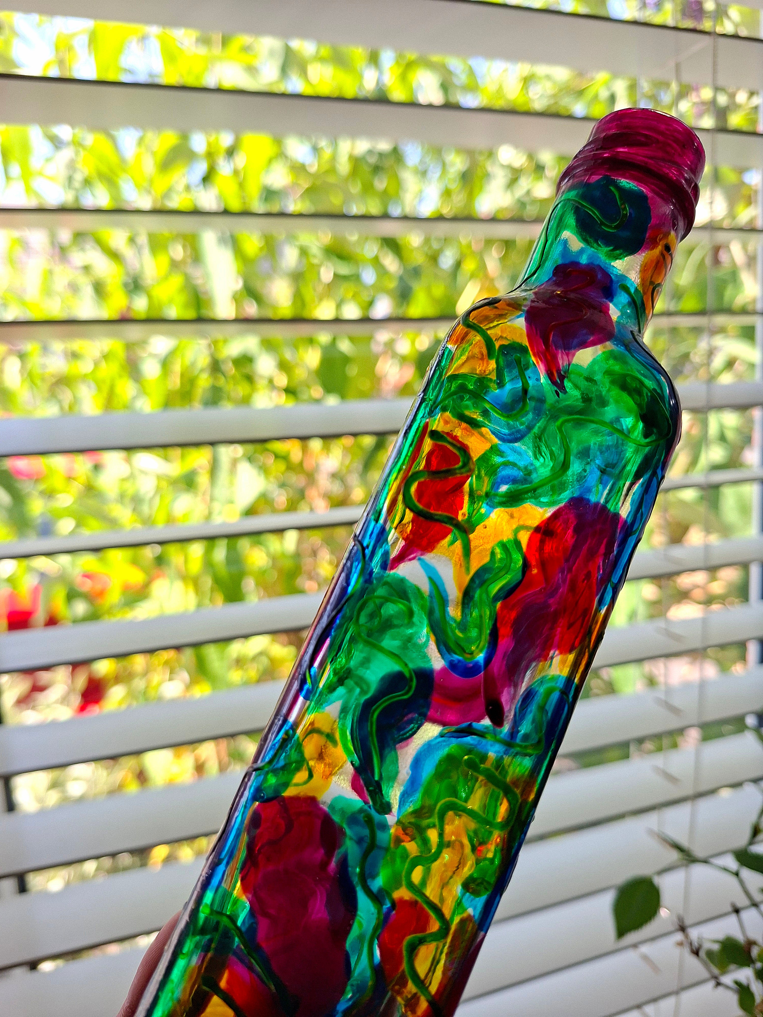 "Swiggle McSwizzle" Repurposed Bottle