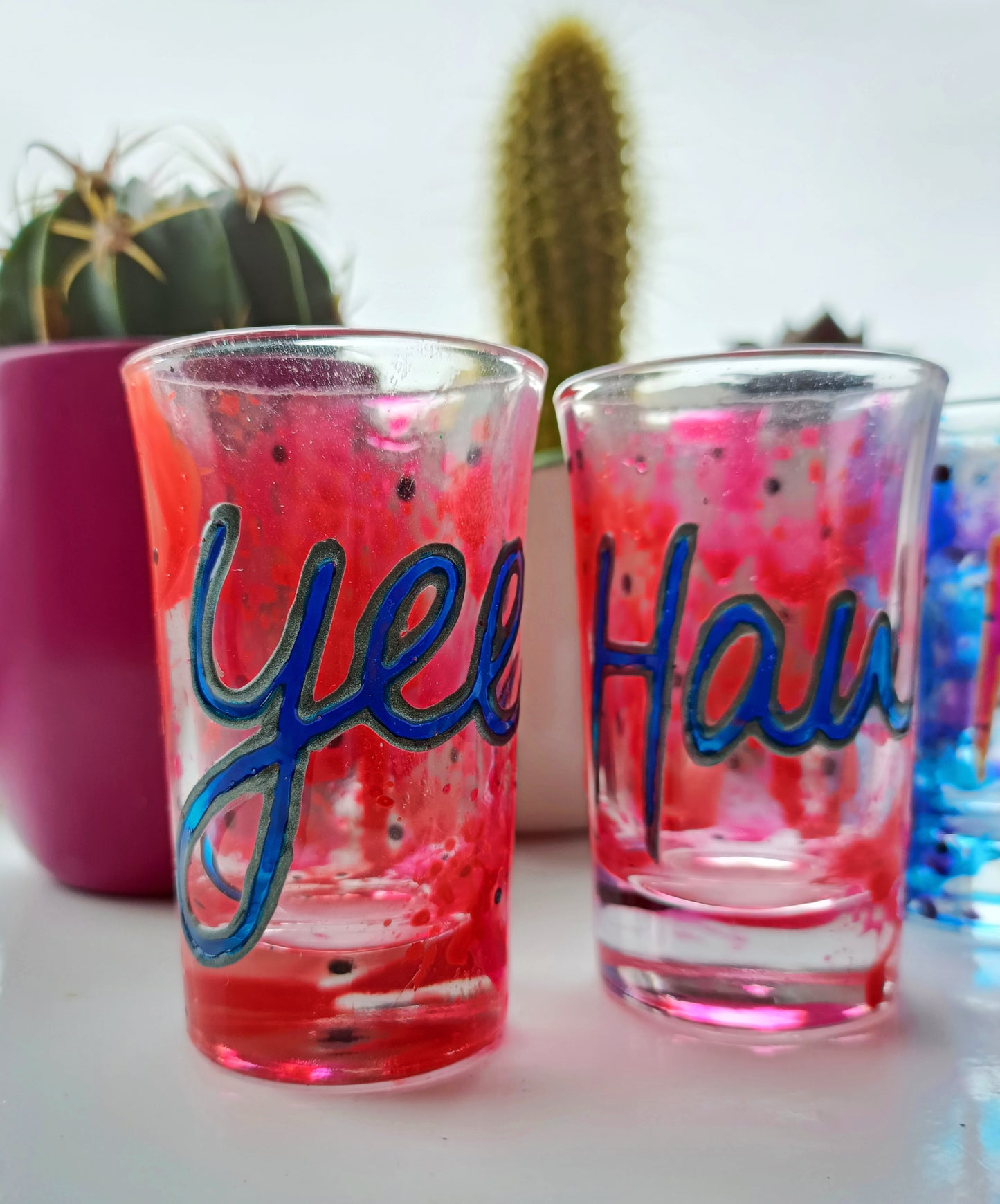 "Yee-Haw" Shot Glasses (Pair)