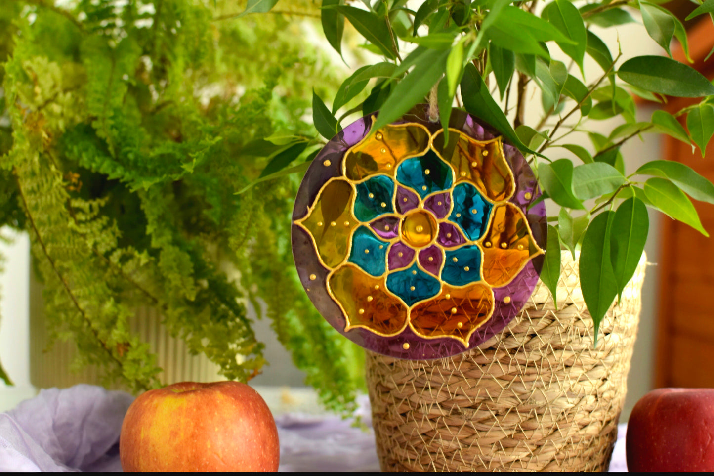 Hand Painted Acrylic Suncatchers