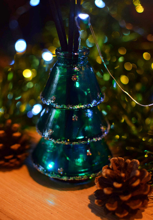 "Glistening Frost" Christmas Tree Bottle