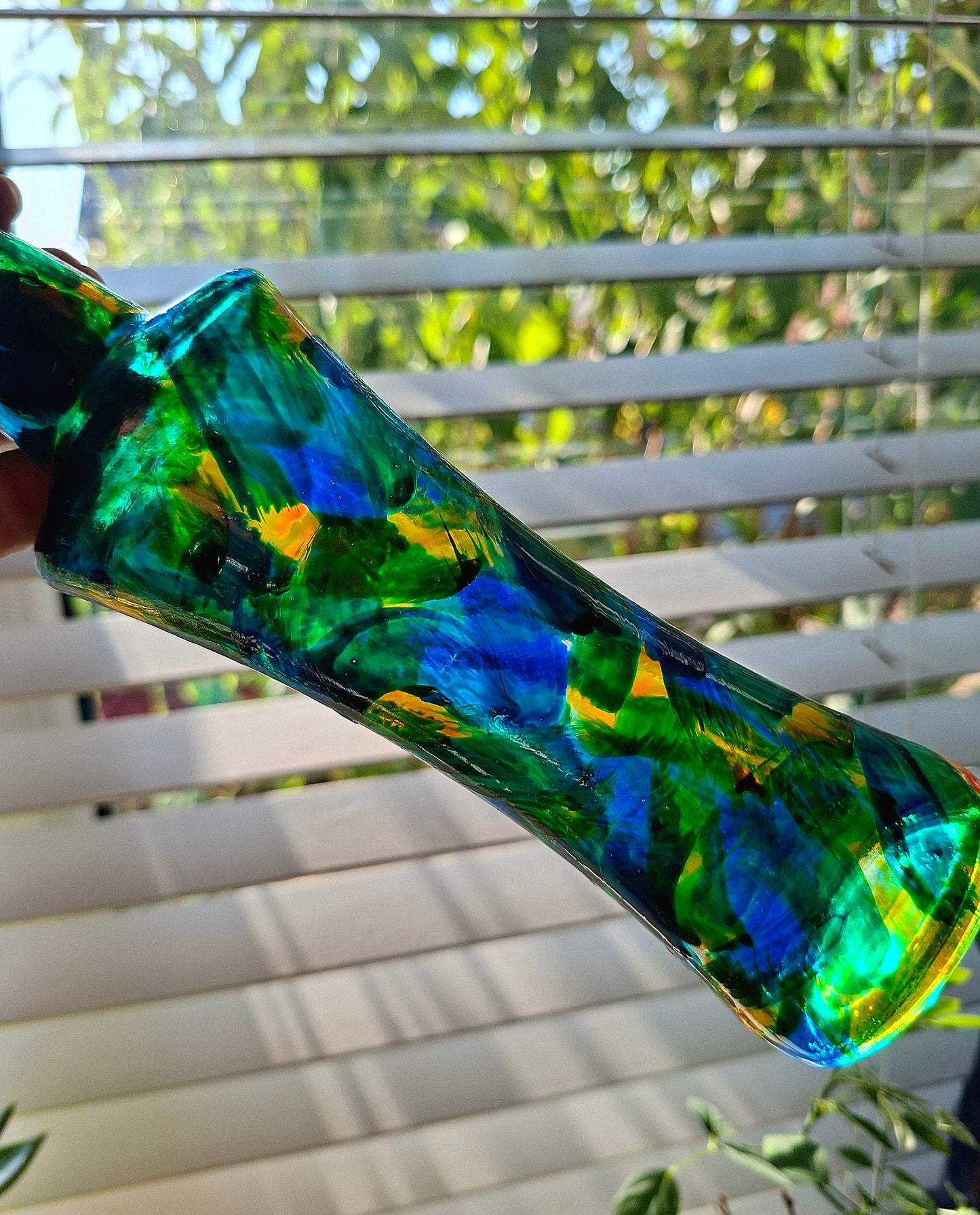 "A Stroke Of Luck" Repurposed Bottle.