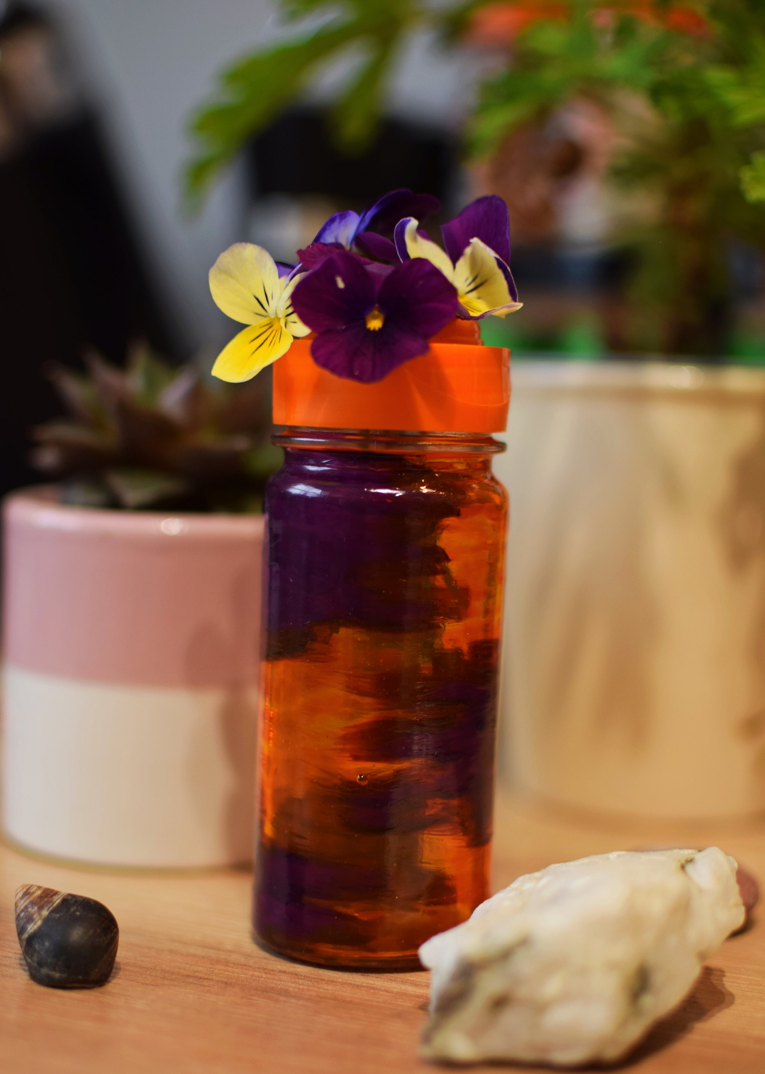 "Blended Twist of Spice" Repurposed Seasoning Jar