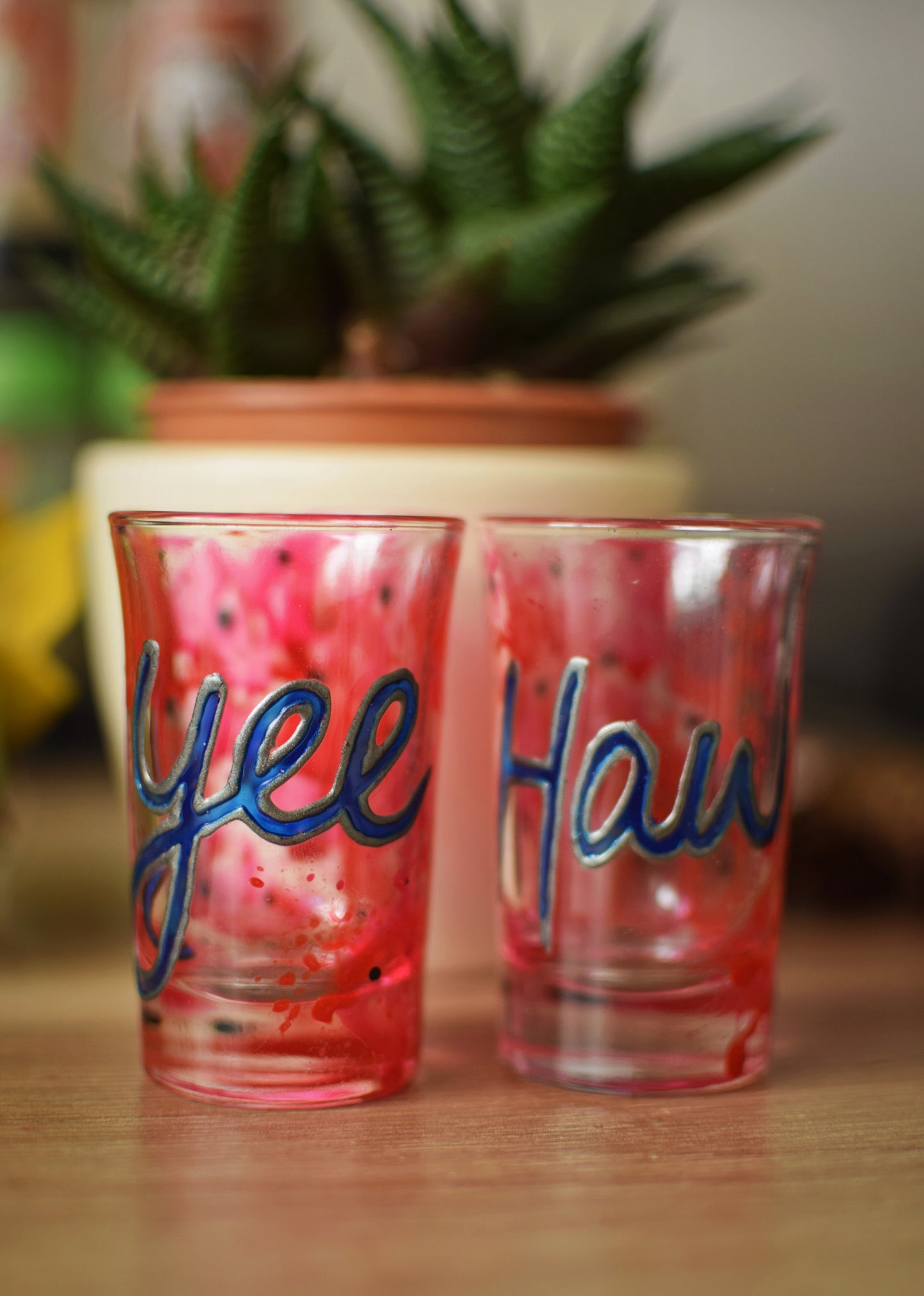 "Yee-Haw" Shot Glasses (Pair)
