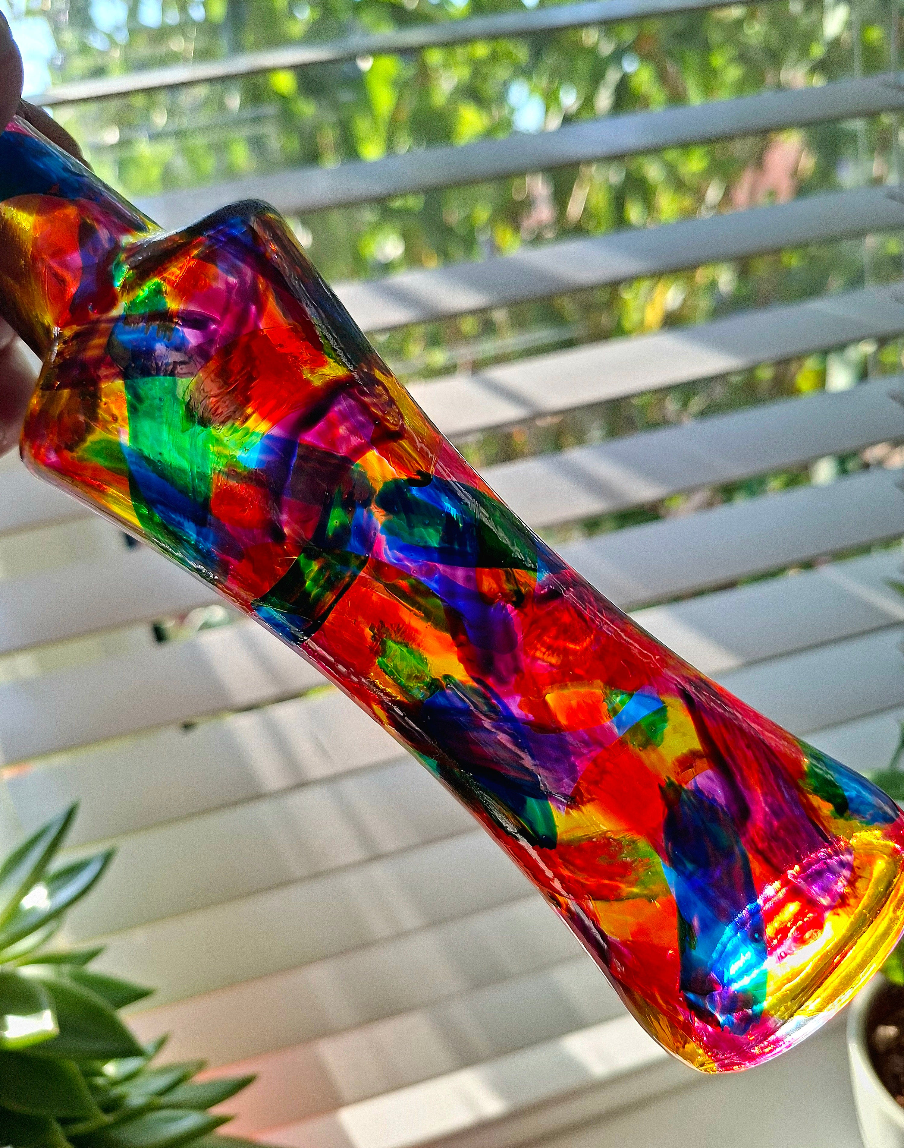 "A Stroke Of Luck" Repurposed Bottle.