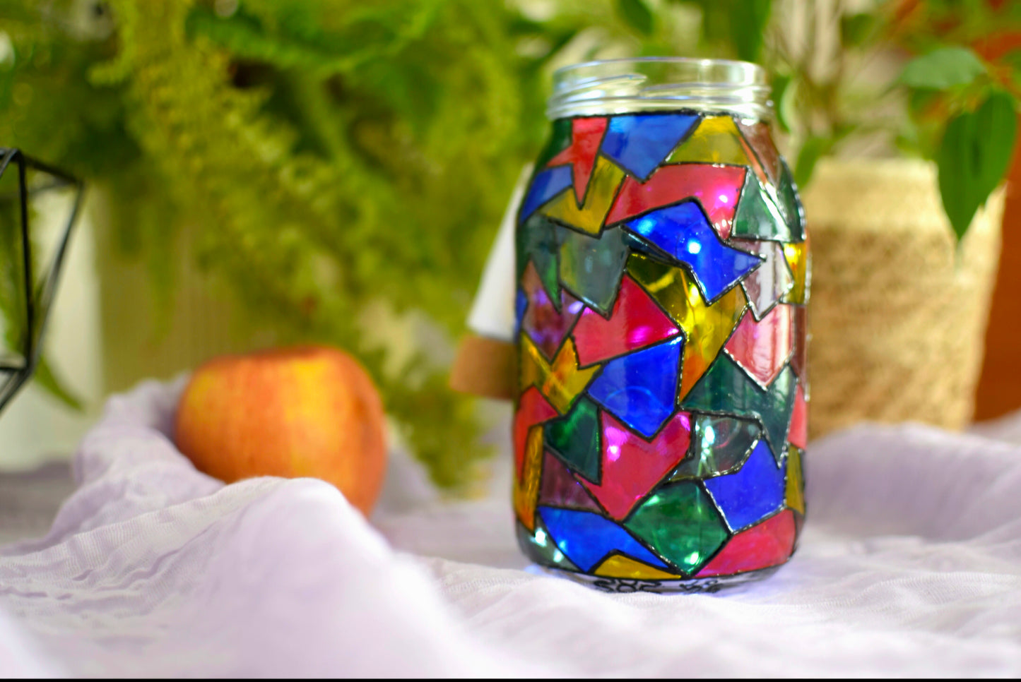 "I'm Shattered" Repurposed Jar