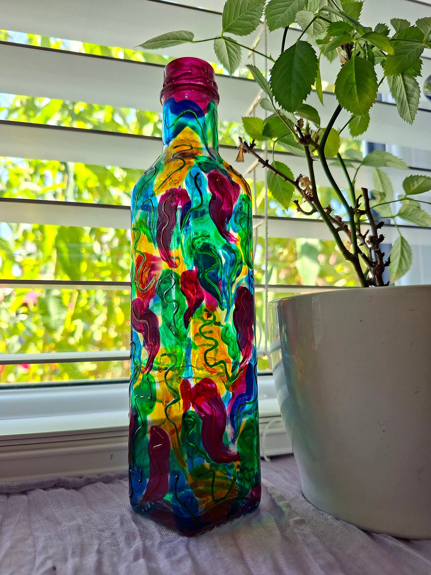 "Swiggle McSwizzle" Repurposed Bottle