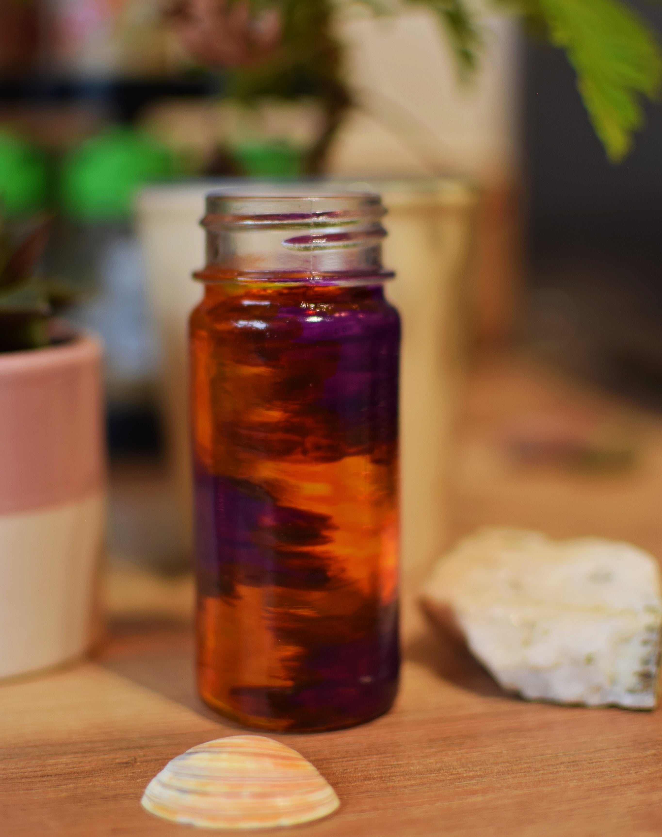 "Blended Twist of Spice" Repurposed Seasoning Jar