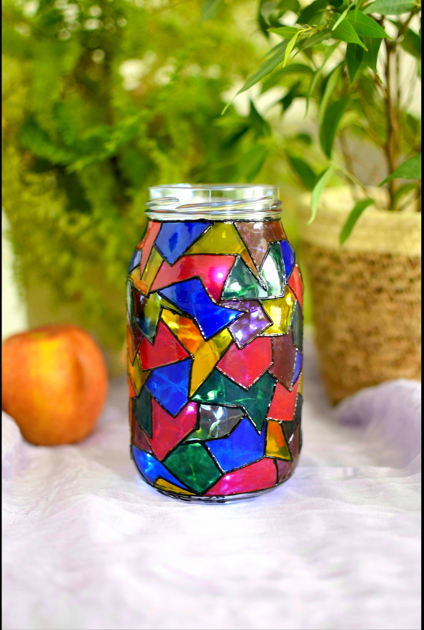 "I'm Shattered" Repurposed Jar